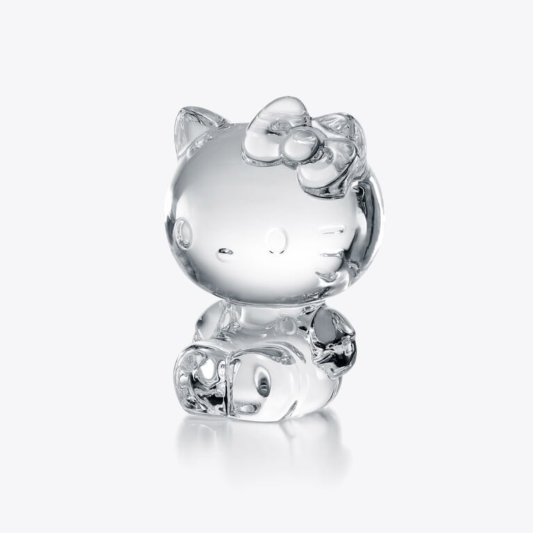 Hello Kitty 玩偶 Baccarat, 透明水晶制成