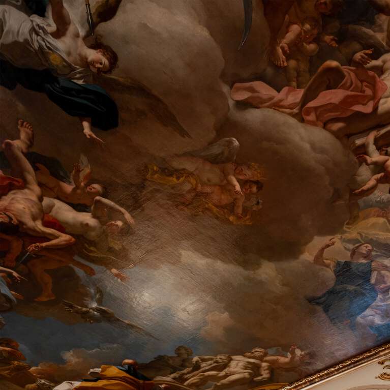 Baccarat ballroom ceiling