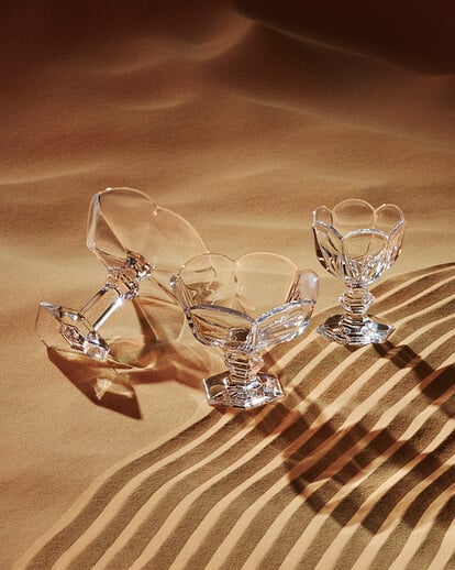 Harcourt Tulipe Coupe, Plate and Bowl